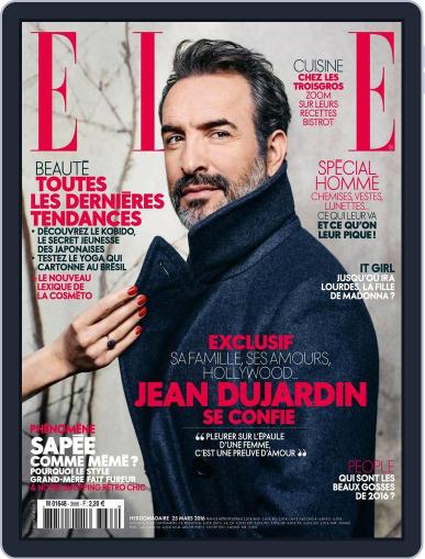 Elle France March 25th, 2016 Digital Back Issue Cover