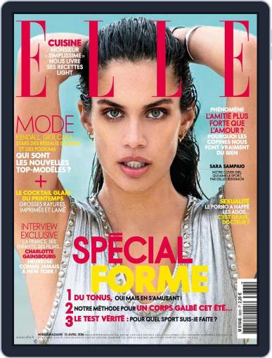 Elle France April 15th, 2016 Digital Back Issue Cover