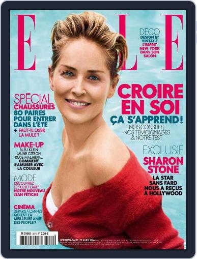 Elle France April 22nd, 2016 Digital Back Issue Cover