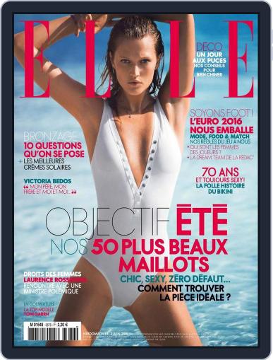 Elle France June 3rd, 2016 Digital Back Issue Cover
