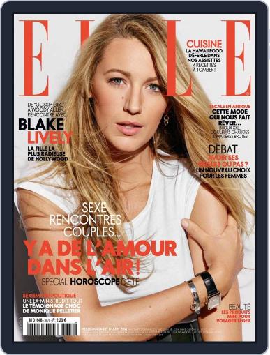 Elle France June 17th, 2016 Digital Back Issue Cover