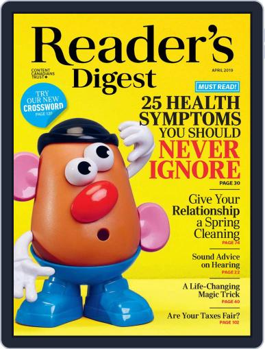 Reader's Digest Canada April 1st, 2019 Digital Back Issue Cover