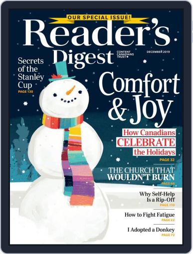 Reader's Digest Canada December 1st, 2019 Digital Back Issue Cover