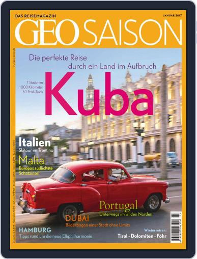 GEO Saison January 1st, 2017 Digital Back Issue Cover