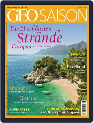 GEO Saison August 1st, 2017 Digital Back Issue Cover