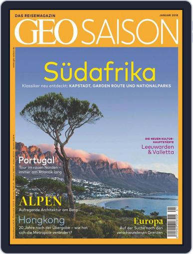 GEO Saison January 1st, 2018 Digital Back Issue Cover