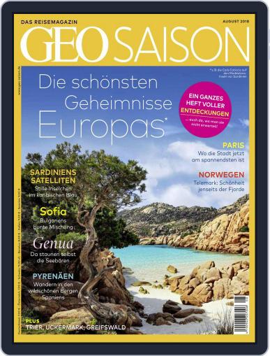 GEO Saison August 1st, 2018 Digital Back Issue Cover