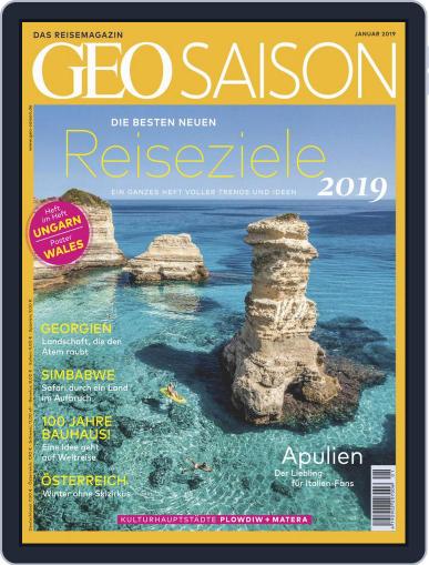 GEO Saison January 1st, 2019 Digital Back Issue Cover
