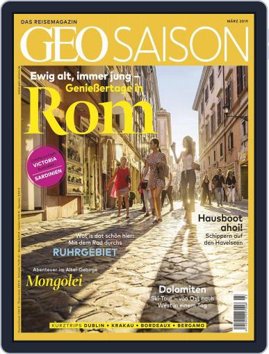 GEO Saison March 1st, 2019 Digital Back Issue Cover