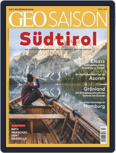 GEO Saison April 1st, 2019 Digital Back Issue Cover
