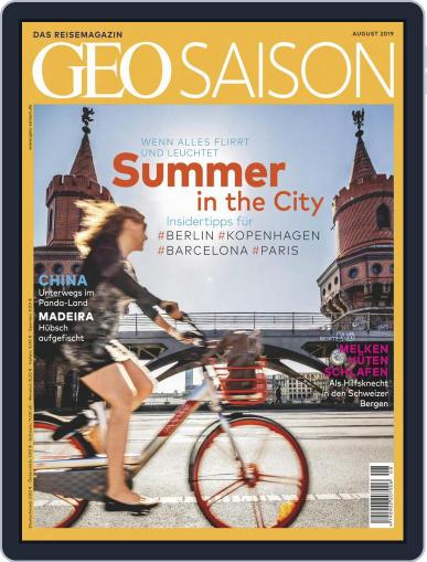 GEO Saison August 1st, 2019 Digital Back Issue Cover