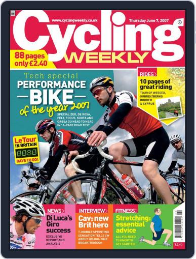 Cycling Weekly June 5th, 2007 Digital Back Issue Cover