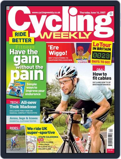 Cycling Weekly June 13th, 2007 Digital Back Issue Cover