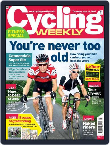 Cycling Weekly June 21st, 2007 Digital Back Issue Cover