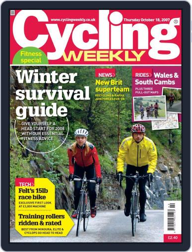 Cycling Weekly October 16th, 2007 Digital Back Issue Cover