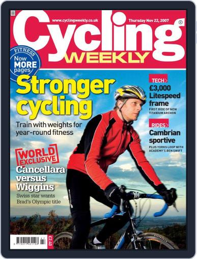 Cycling Weekly November 20th, 2007 Digital Back Issue Cover