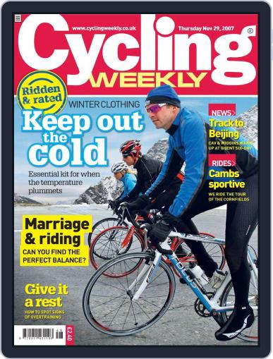 Cycling Weekly November 28th, 2007 Digital Back Issue Cover