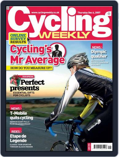 Cycling Weekly December 6th, 2007 Digital Back Issue Cover