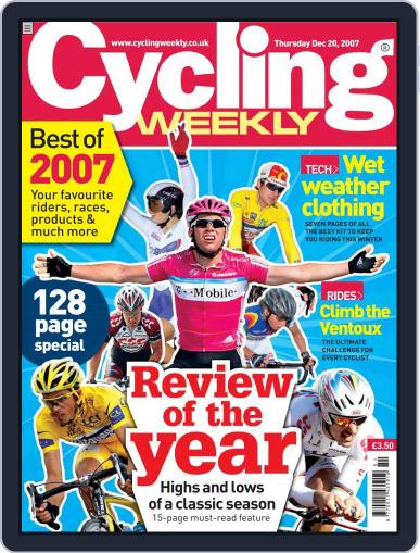Cycling Weekly December 20th, 2007 Digital Back Issue Cover
