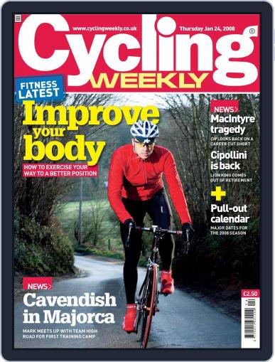 Cycling Weekly January 23rd, 2008 Digital Back Issue Cover