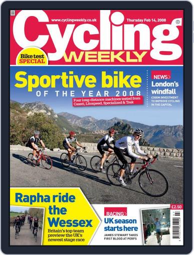 Cycling Weekly February 12th, 2008 Digital Back Issue Cover
