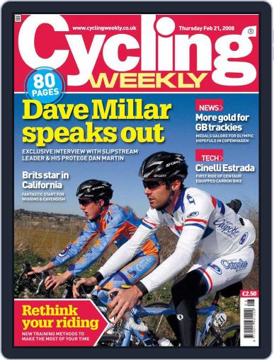 Cycling Weekly February 20th, 2008 Digital Back Issue Cover