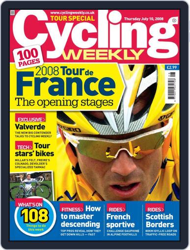 Cycling Weekly July 9th, 2008 Digital Back Issue Cover