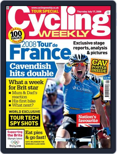 Cycling Weekly July 16th, 2008 Digital Back Issue Cover