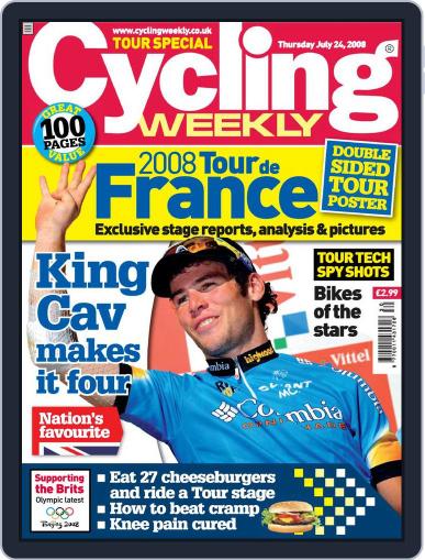 Cycling Weekly July 22nd, 2008 Digital Back Issue Cover