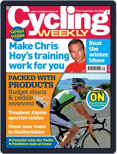 Cycling Weekly September 24th, 2008 Digital Back Issue Cover