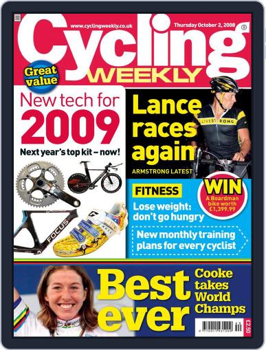 Cycling Weekly October 2nd, 2008 Digital Back Issue Cover