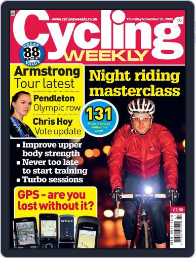Cycling Weekly November 18th, 2008 Digital Back Issue Cover