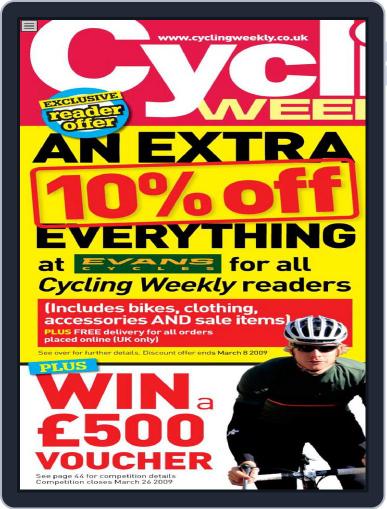 Cycling Weekly February 25th, 2009 Digital Back Issue Cover