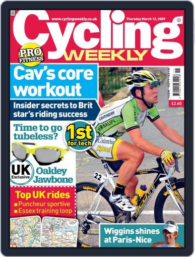 Cycling Weekly March 11th, 2009 Digital Back Issue Cover