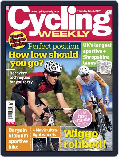 Cycling Weekly June 3rd, 2009 Digital Back Issue Cover