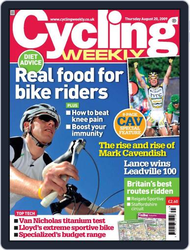 Cycling Weekly August 20th, 2009 Digital Back Issue Cover