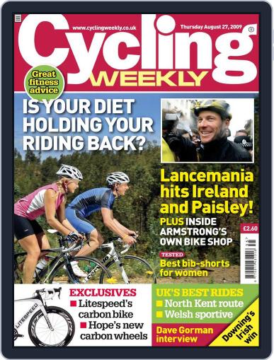 Cycling Weekly August 26th, 2009 Digital Back Issue Cover