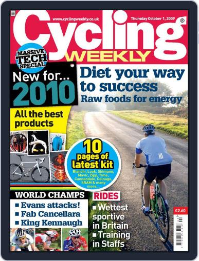 Cycling Weekly October 1st, 2009 Digital Back Issue Cover