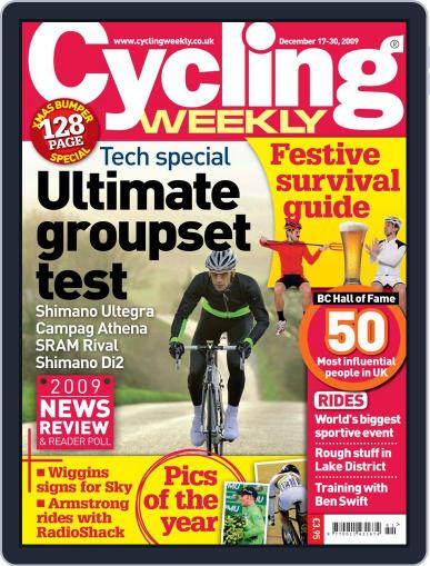 Cycling Weekly December 16th, 2009 Digital Back Issue Cover