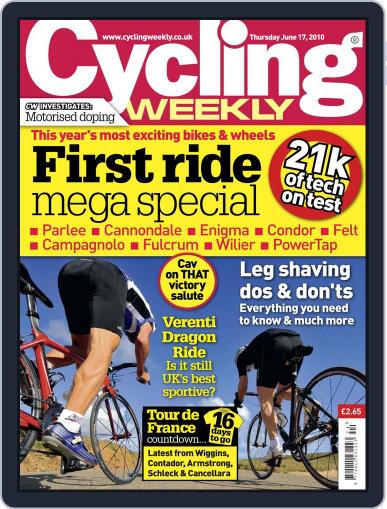 Cycling Weekly June 17th, 2010 Digital Back Issue Cover