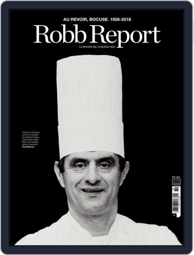 ROBB REPORT - España February 1st, 2018 Digital Back Issue Cover