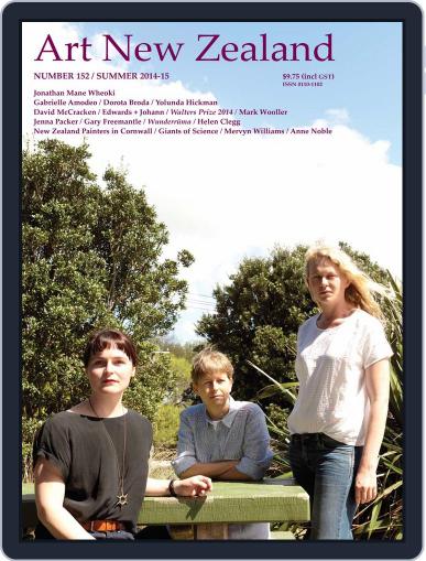 Art New Zealand November 2nd, 2014 Digital Back Issue Cover