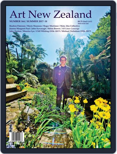 Art New Zealand October 1st, 2017 Digital Back Issue Cover