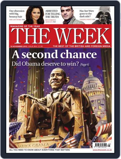The Week United Kingdom November 8th, 2012 Digital Back Issue Cover