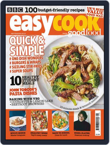 BBC Easycook September 1st, 2019 Digital Back Issue Cover