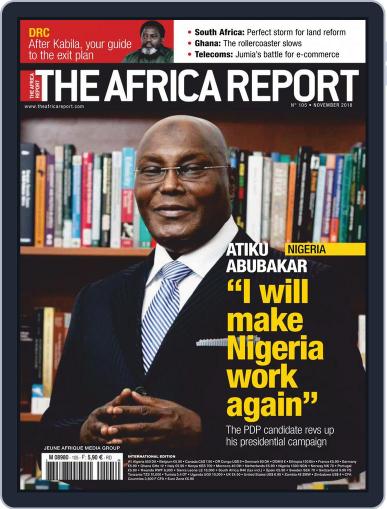 The Africa Report November 1st, 2018 Digital Back Issue Cover