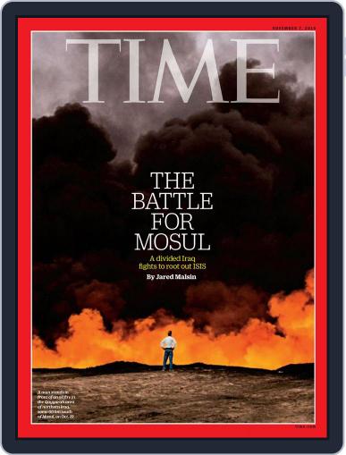 Time Magazine International Edition October 28th, 2016 Digital Back Issue Cover