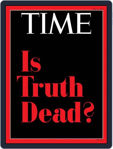 Time Magazine International Edition March 25th, 2017 Digital Back Issue Cover
