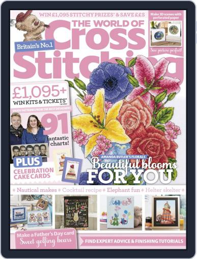 The World of Cross Stitching June 1st, 2019 Digital Back Issue Cover
