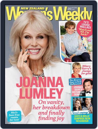 New Zealand Woman’s Weekly August 29th, 2016 Digital Back Issue Cover